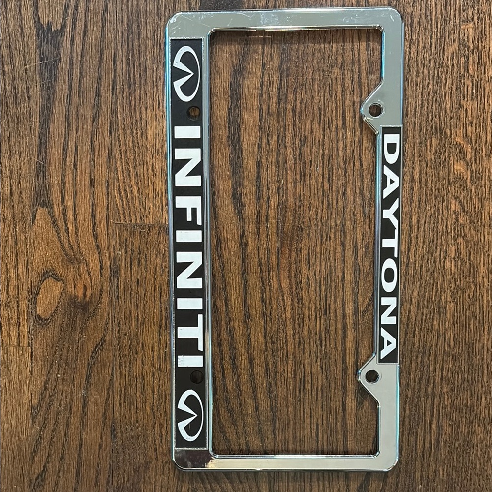 Infiniti Daytona License Plate Frame
